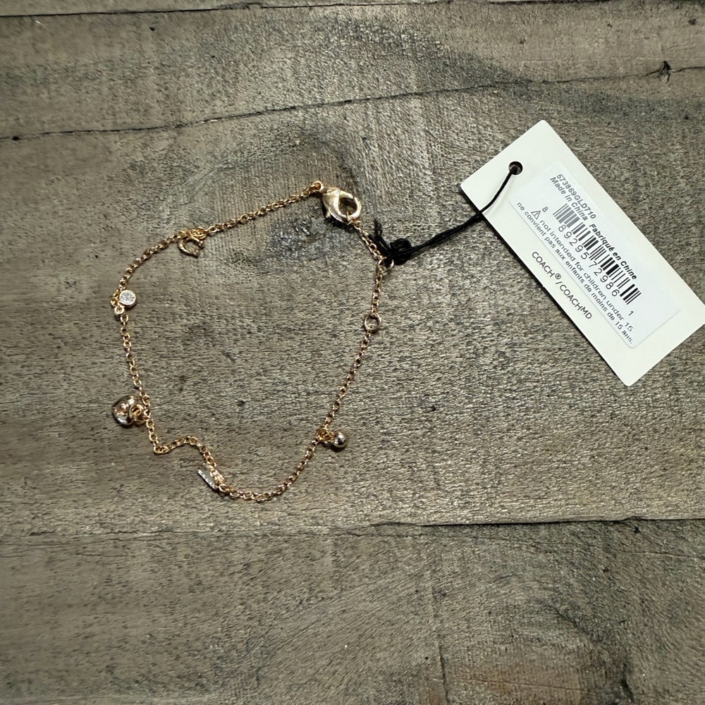 Coach pendant necklace and bracelet set - Picture 4 of 7